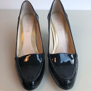 Authentic Ralph Lauren patent leather heels